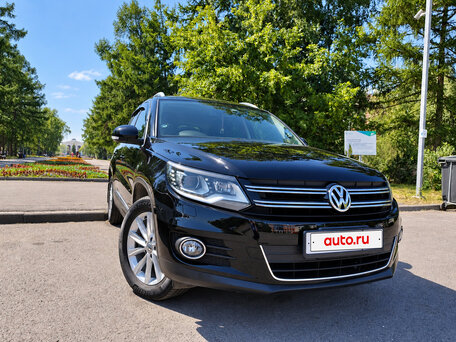 2013 Volkswagen Tiguan I Рестайлинг, чёрный, 1290000 рублей, вид 2