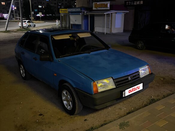 1991 Lada (ВАЗ) 2109, синий - вид 4