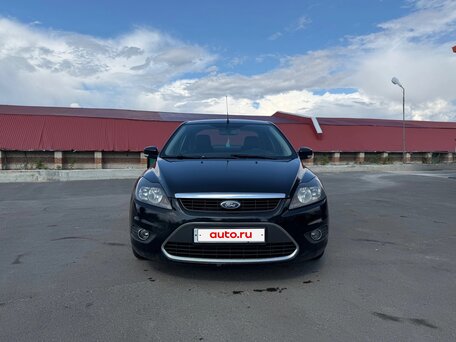 2008 Ford Focus II Рестайлинг, чёрный, 530000 рублей, вид 3