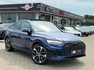 2023 Audi Q5 40 TDI II (FY) Рестайлинг, синий, 4890000 рублей, вид 1
