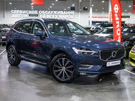 2019 Volvo XC60 MHEV II, синий, 4549000 рублей, вид 4