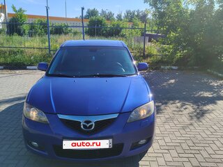 2008 Mazda 3 I (BK) Рестайлинг, синий, 500000 рублей, вид 2