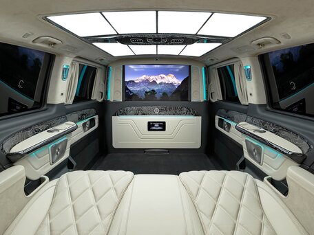 2024 Mercedes-Benz V-Класс Extra Long 300 d экстра длинный III (W447) Рестайлинг 2, чёрный, 20400000 рублей, вид 4