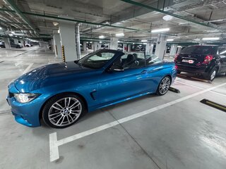 2018 BMW 4 серии 420d F32/F33/F36 Рестайлинг, голубой, 3700000 рублей, вид 2