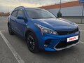 2021 Kia Rio X IV Рестайлинг, синий, 1850000 рублей - вид 2