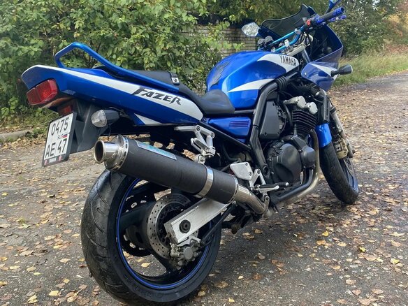 1997 Yamaha FZ400, синий, 225000 рублей - вид 9