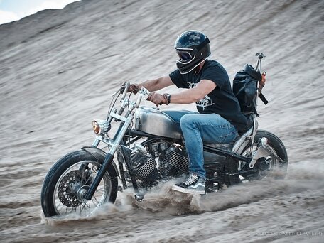 1996 Yamaha XVS400 Drag Star, чёрный, 450000 рублей, вид 2