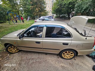 2006 Hyundai Accent ТагАЗ II, бежевый, 520000 рублей, вид 2