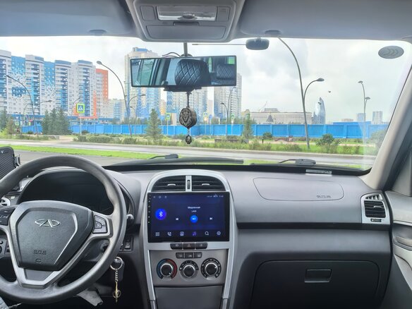2014 Chery Tiggo (T11) I Рестайлинг (FL), серый, 620000 рублей - вид 6