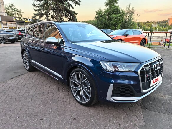 2020 Audi SQ7 I (4M) Рестайлинг, синий - вид 1