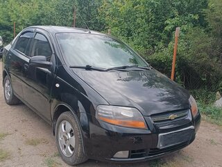 2005 Chevrolet Aveo I, чёрный, 530000 рублей, вид 1
