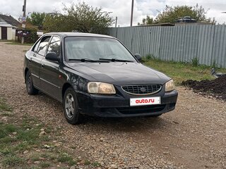 2011 Hyundai Accent ТагАЗ II, чёрный, 455000 рублей, вид 2