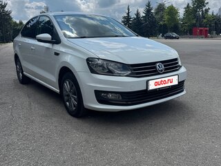 2019 Volkswagen Polo V Рестайлинг, белый, 1190000 рублей, вид 2