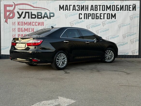 2017 Toyota Camry VII (XV50) Рестайлинг, чёрный, 2099000 рублей - вид 5
