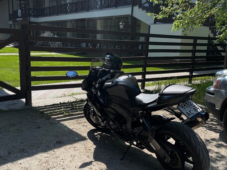 2009 Kawasaki ZX-6 Ninja, чёрный, 650000 рублей, вид 4