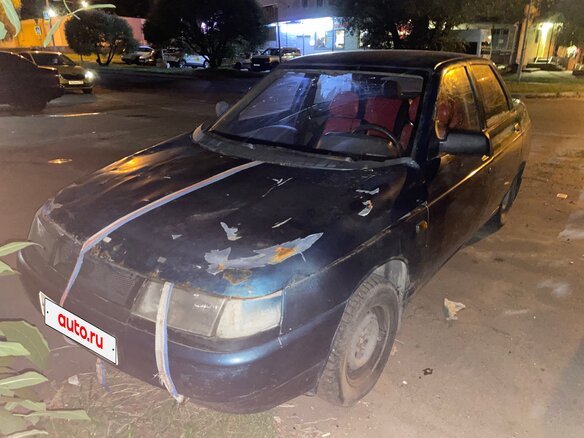 1997 Lada (ВАЗ) 2110, синий - вид 1