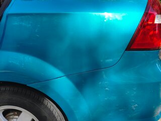 2008 Chevrolet Aveo I Рестайлинг, голубой, 400000 рублей, вид 4