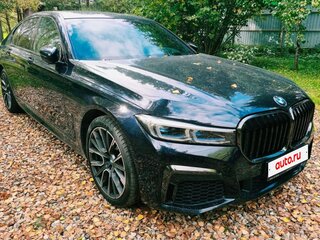 2022 BMW 7 серии 740d xDrive VI (G11/G12) Рестайлинг, чёрный, 9432038 рублей, вид 1