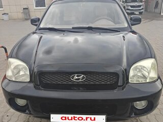 2004 Hyundai Santa Fe I, чёрный, 430000 рублей, вид 2