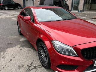 2014 Mercedes-Benz CLS 250 BlueTEC II (C218) Рестайлинг, красный, 2100000 рублей, вид 2