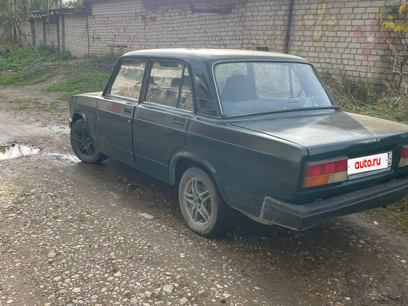 2007 Lada (ВАЗ) 2107, зелёный, 100000 рублей - вид 3