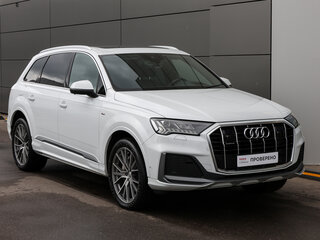 2020 Audi Q7 45 TDI II (4M) Рестайлинг, белый, 5898000 рублей, вид 3