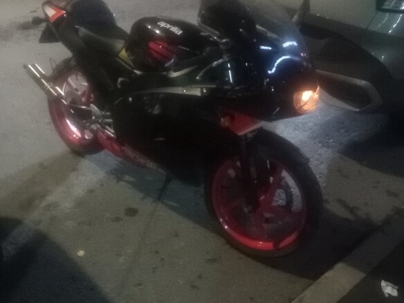 2006 Aprilia RS 50, чёрный