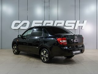 2014 Lada (ВАЗ) Granta I, чёрный, 483000 рублей, вид 2