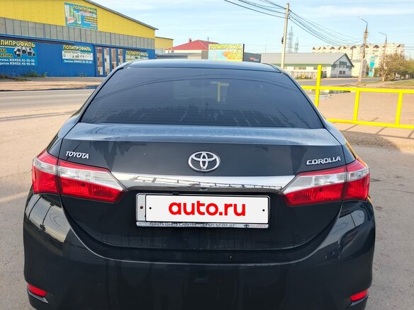2013 Toyota Corolla XI (E160, E170, E180), чёрный, 1100000 рублей - вид 3