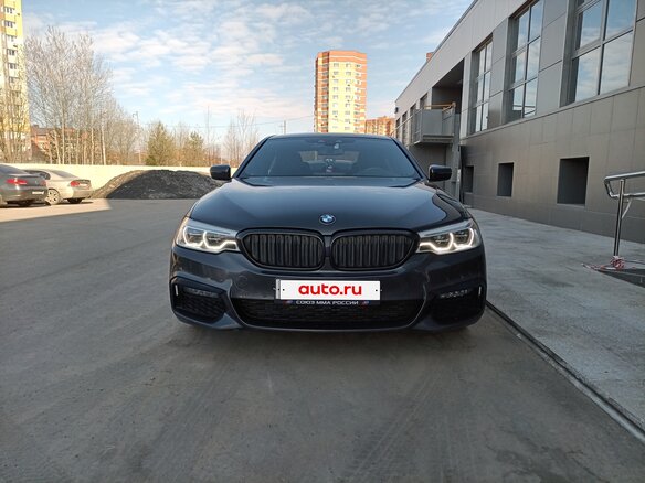 2020 BMW 5 серии 520d VII (G30/G31/G38) Рестайлинг, серый, 4700000 рублей