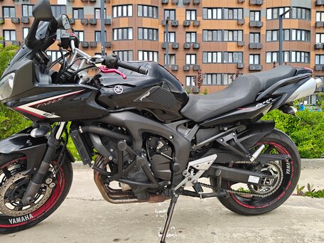 2009 Yamaha FZ6, чёрный, 430000 рублей, вид 1