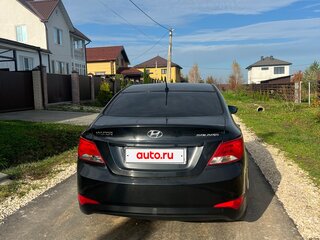 2014 Hyundai Solaris I Рестайлинг, чёрный, 810000 рублей, вид 5
