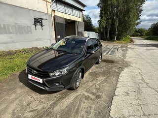 2019 Lada (ВАЗ) Vesta SW Cross I, чёрный, 890000 рублей, вид 2