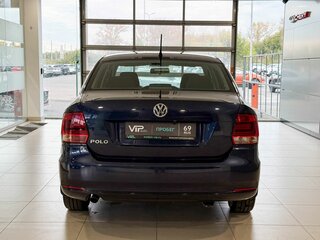 2016 Volkswagen Polo V Рестайлинг, синий, 1037000 рублей, вид 5