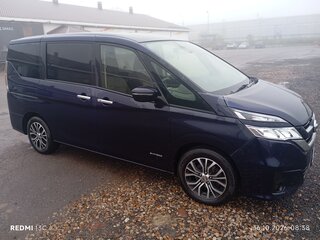 2017 Nissan Serena S-Hybrid V (C27), синий, 1250000 рублей, вид 3