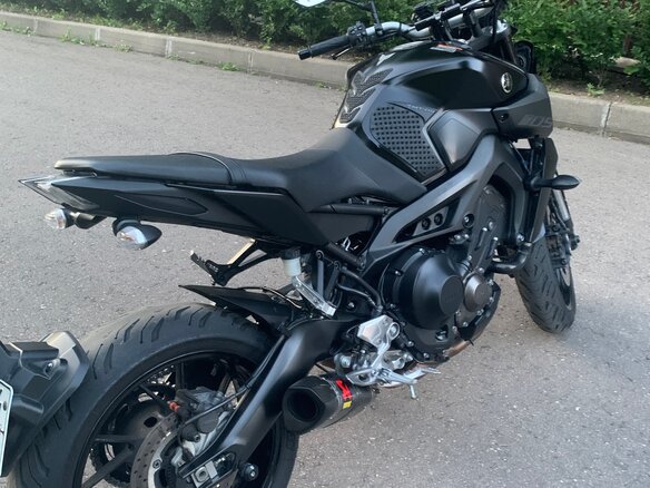 2019 Yamaha MT-09 (FZ-09), чёрный, 1000000 рублей - вид 14
