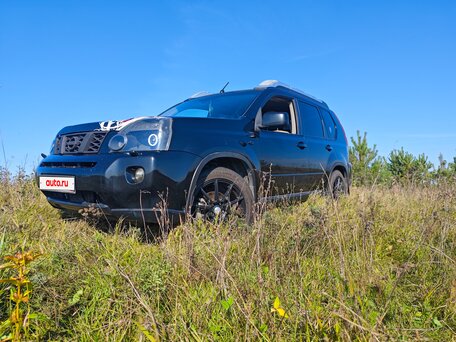2008 Nissan X-Trail II, чёрный, 630000 рублей, вид 1