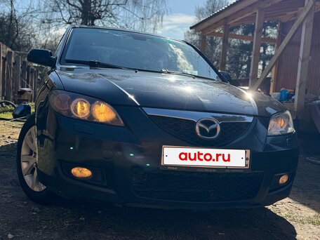 2007 Mazda 3 I (BK) Рестайлинг, чёрный, 410000 рублей, вид 1