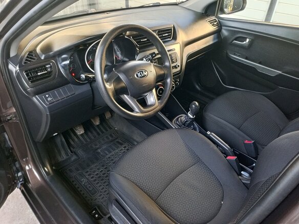 2014 Kia Rio III, коричневый - вид 6