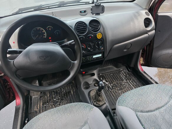 2004 Daewoo Matiz I Рестайлинг, пурпурный, 150000 рублей - вид 10