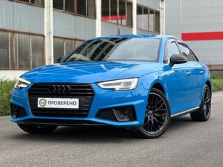 2019 Audi A4 V (B9), голубой, 2749000 рублей, вид 1