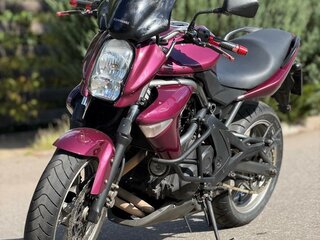 2006 Kawasaki ER-6N, фиолетовый, 350000 рублей, вид 4