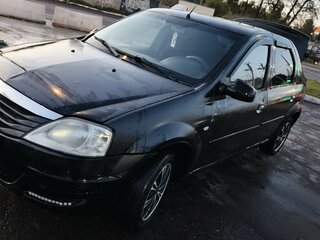 2011 Renault Logan I Рестайлинг, чёрный, 200000 рублей, вид 1
