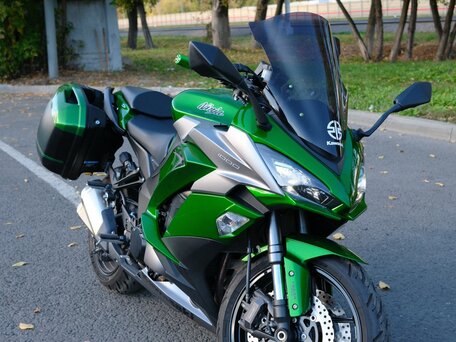 2020 Kawasaki Ninja 1000 SX, зелёный, 1100000 рублей, вид 2