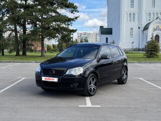 2008 Volkswagen Polo IV Рестайлинг, чёрный, 530000 рублей, вид 1