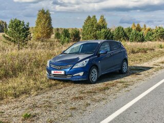2015 Hyundai Solaris I Рестайлинг, синий, 850000 рублей, вид 1