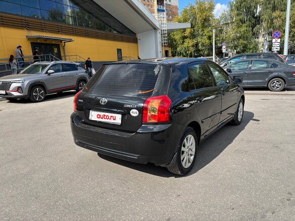 2004 Toyota Corolla IX (E120, E130) Рестайлинг, чёрный - вид 2