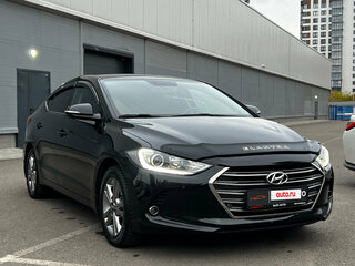 2016 Hyundai Elantra VI (AD), чёрный, 1350000 рублей, вид 4