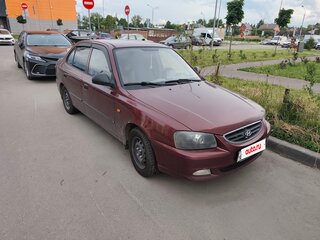 2007 Hyundai Accent ТагАЗ II, красный, 400000 рублей, вид 1