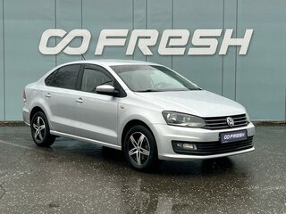 2017 Volkswagen Polo V Рестайлинг, серебристый, 1060000 рублей, вид 1